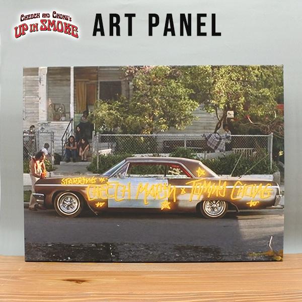 UP IN SMOKEのアートパネルがアメリカより入荷しました！CHEECH &amp; CHONG好き必見！モダンな雰囲気のキャンバスアートパネルなので、お部屋にもガレージにもピッタリ。日本では手に入らないレアな一品です！後ろに飾るための...