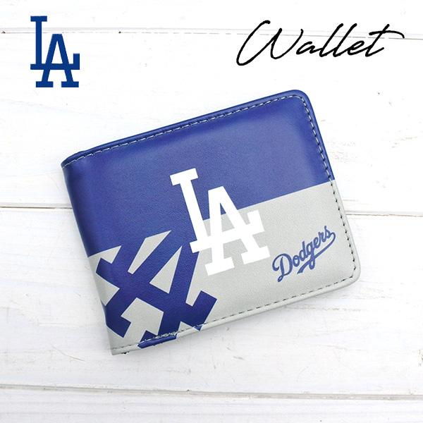 ドジャース 二つ折り財布 ウォレット 財布 MLB dodgers LA LOS