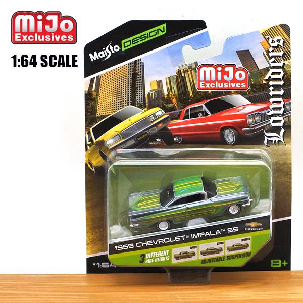 マイスト 1/64 ミニカー 1959 CHEVROLET IMPALA SS グリーン