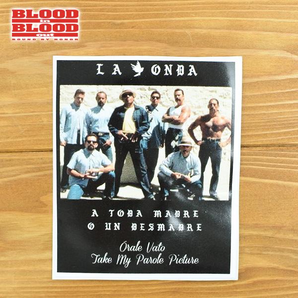 ステッカー BLOOD IN BLOOD OUT シール 車 ビニールステッカー チカーノ ギャング ブラッドインブラッドアウト ブラッド イン ブラッド アウト アメリカ 雑貨