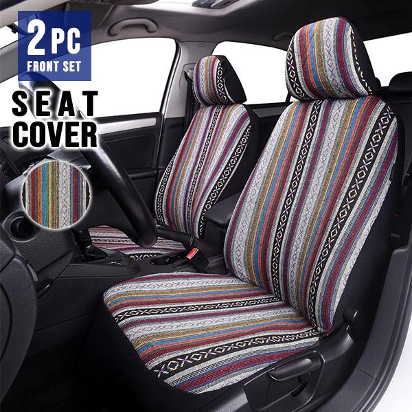 VOLVO 青と黄色の葉柄ブランケット2枚セット VOLVO 青と黄色の葉柄