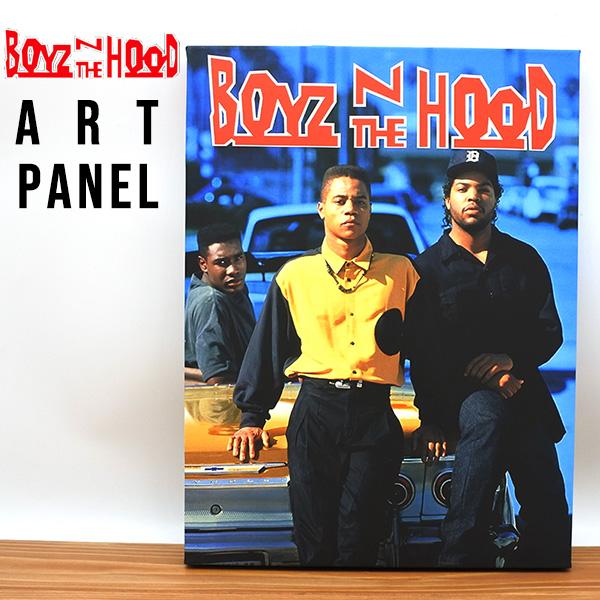 アートパネル BOYZ N THE HOOD アートボード キャンバスアート ボーイズン・ザ・フッド 映画 ICE CUBE アイスキューブ 飾り ヒップホップ アメ車 ローライダー