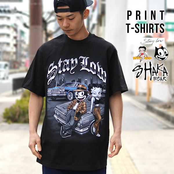 SHAKA（シャカ） Tシャツ 半袖 メンズ ブラック SHAKA WEAR FELIX THE