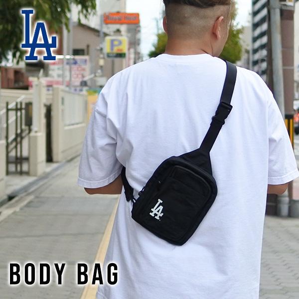ドジャース ボディバッグ ブラック MLB dodgers LA LOS ANGELES
