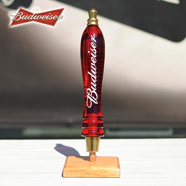 6666。　　ビールサーバーノブ 新品 ビアサーバーノブ Budweiser 全長:約18.5cm シフトノブ