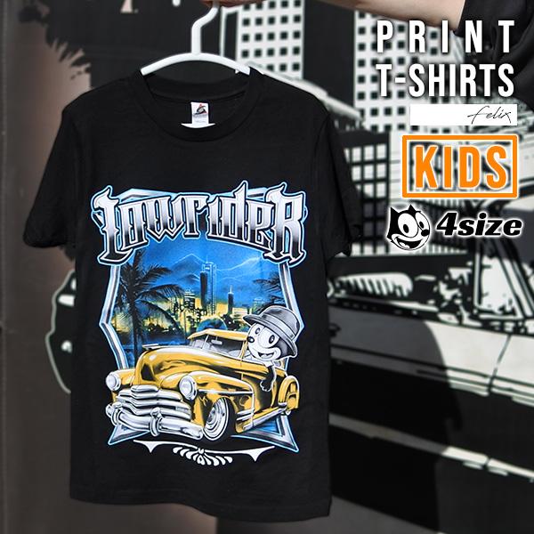 キッズ Tシャツ 半袖 ブラック FELIX THE CAT フィリックス ザ