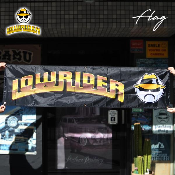 ローライダーマガジン バナー 横長 旗 フラッグ タペストリー ロゴ