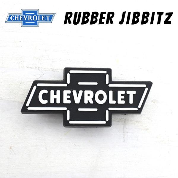 CHEVROLET ジビッツ シボレー ボウタイ ロゴ ブラック ラバー