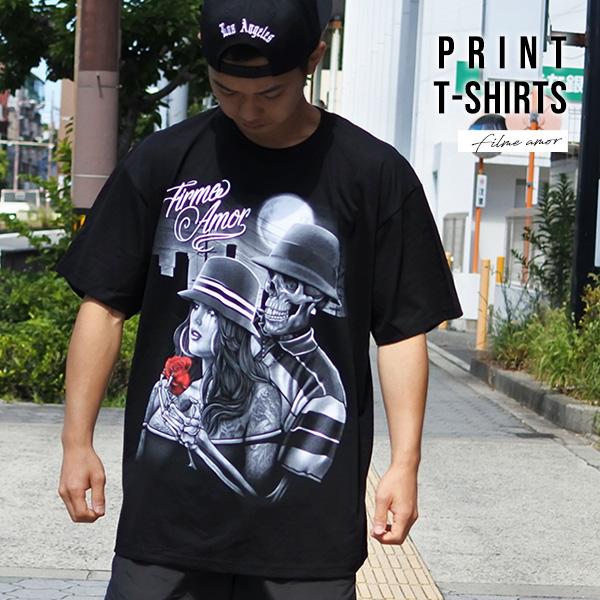 SHAKA（シャカ） Tシャツ 半袖 メンズ Filme amor ブラック 服