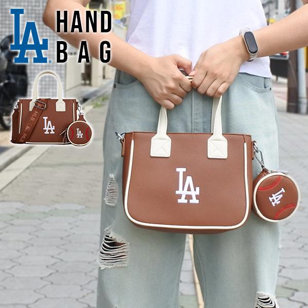 新品MLB公式ドジャースショルダービーガンレザーバッグハンドバッグポーチ付 楽天市場】ロサンゼルス ドジャース公式グッズハンドバッグ ロゴ