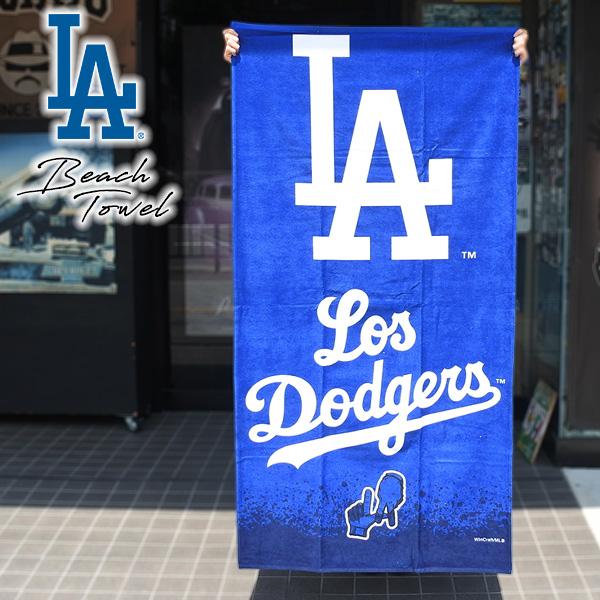 新品ドジャースオフィシャルグッズ大谷翔平dodgers特大バスタオルビーチタオル 日本正規代理店商品 MLB ロサンゼルス・ドジャース DODGERS 公式
