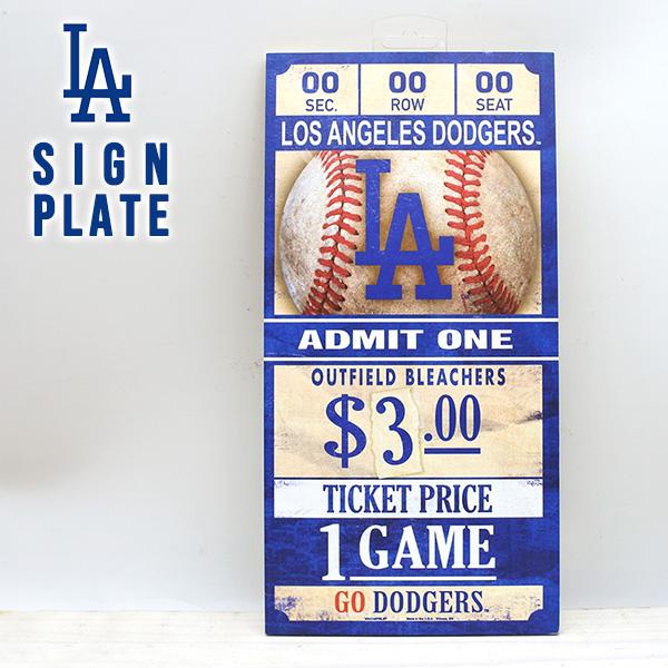 ドジャース サインプレート サインボード グッズ MLB dodgers LA 大谷