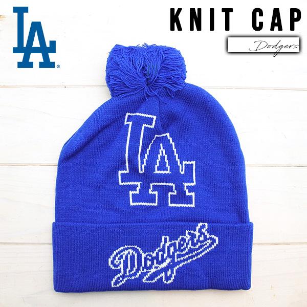 【超美品】ドジャース LA ニットキャップ ニット帽 ビーニー ユースサイズ 47（フォーティーセブン） '47 ニット帽 LA ドジャース ニットキャップ