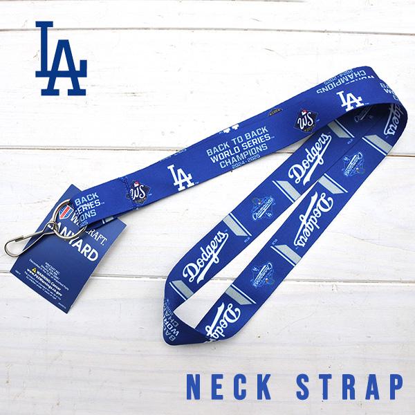 ドジャース ネックストラップ 2025 ワールドシリーズ チャンピオン