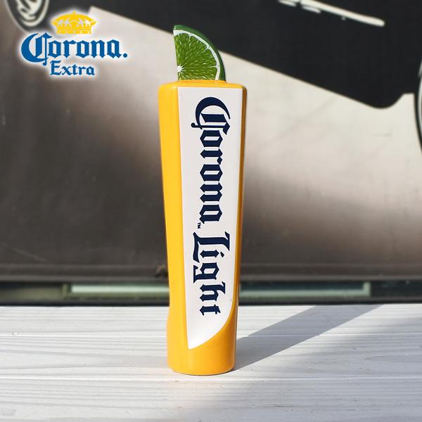 新品 ビアサーバーノブ Corona Light 三角形 約16.6cm シフトノブ
