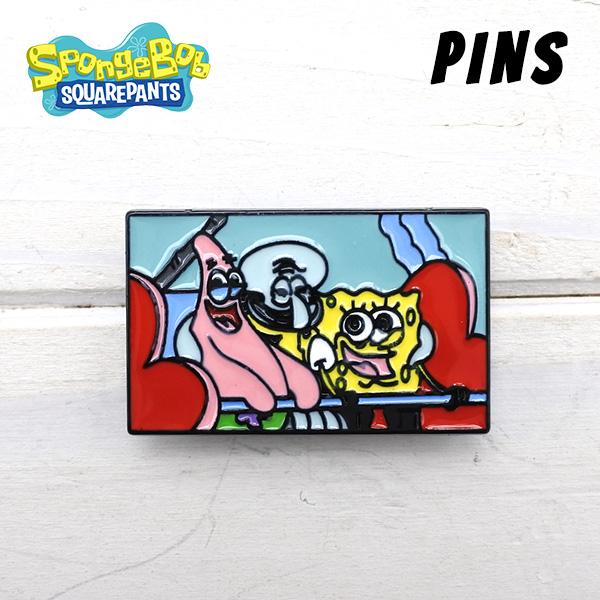 スポンジボブ ピンバッジ ブローチ バッジ ピンズ PINS キャラクター