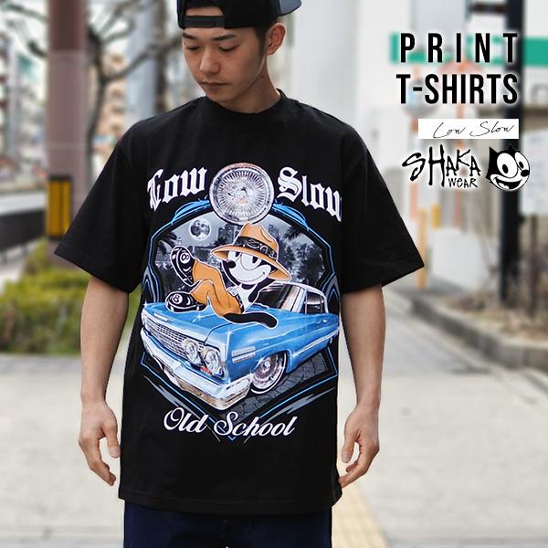 SHAKA（シャカ） Tシャツ 半袖 メンズ ブラック SHAKA WEAR FELIX THE