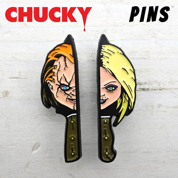 チャッキー ピンバッジ 2個セット おしゃれ チャイルド・プレイ Chucky