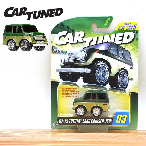 ダイキャストミニカー 1967-1979 TOYOTA LAND CRUISER J50 トヨタ ランドクルーザー グリーン ゴールド CAR TUNED カーチューンド ミニカー アメリカ 雑貨