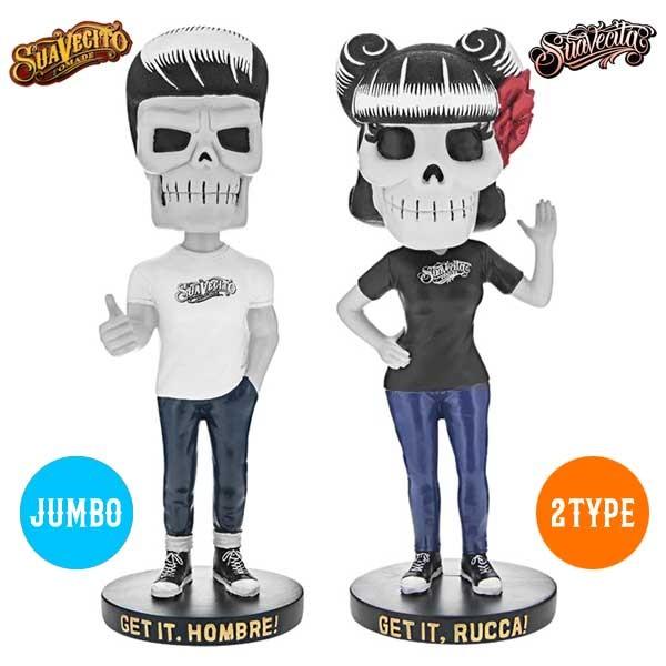 スアベシート ポマード ジャンボバブルヘッド 全2種 約30cm フィギュア