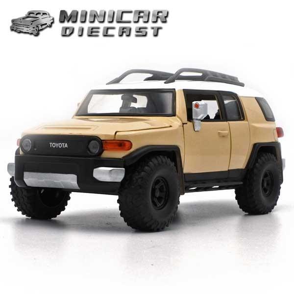 ミニカー 1 24 箱入り Toyota Fj Cruiser ベージュ トヨタ Fj クルーザー Suv 日本車 アメリカ雑貨とミニカーのアイカム 通販 Yahoo ショッピング