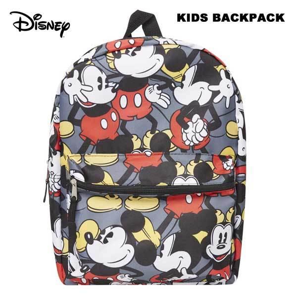 リュックサック ミッキーマウス ディズニー グレー 総柄 Lサイズ 40cm アメリカ雑貨とミニカーのアイカム 通販 Yahoo ショッピング