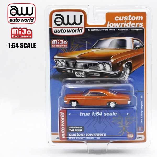 1/64 ミニカー 1966 Chevy Impala SS オレンジ シボレー 1/64 ミニカー 1966 Chevy Impala SS オレンジ シボレー