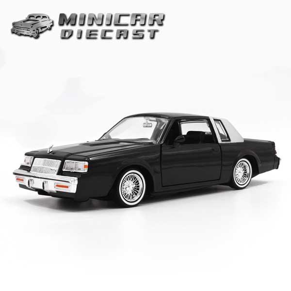 1/24 箱入り ミニカー 1987 BUICK REGAL GET LOW ブラック