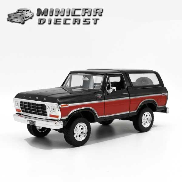 1/24 箱入り ミニカー 1978 FORD BRONCO ブラック フォード 1/24 箱入り ミニカー 1978 FORD BRONCO ブラック フォード