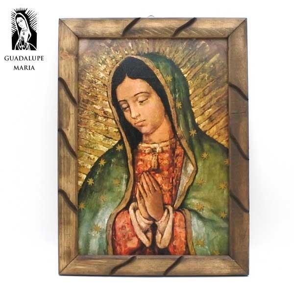 グアダルーペ マリア ウッドフレーム L 45cm マリア様上半身 マリア様 雑貨 メキシコ グッズ 額 Guadalupemaria インテリア壁掛け 飾り アメリカ雑貨とミニカーのアイカム 通販 Yahoo ショッピング