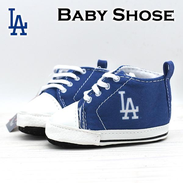 ドジャース ベビーファーストシューズ 全3サイズ ベビーシューズ ロサンゼルス ドジャース グッズ MLB dodgers LA 大谷翔平 ベビー プレゼント 出産祝い