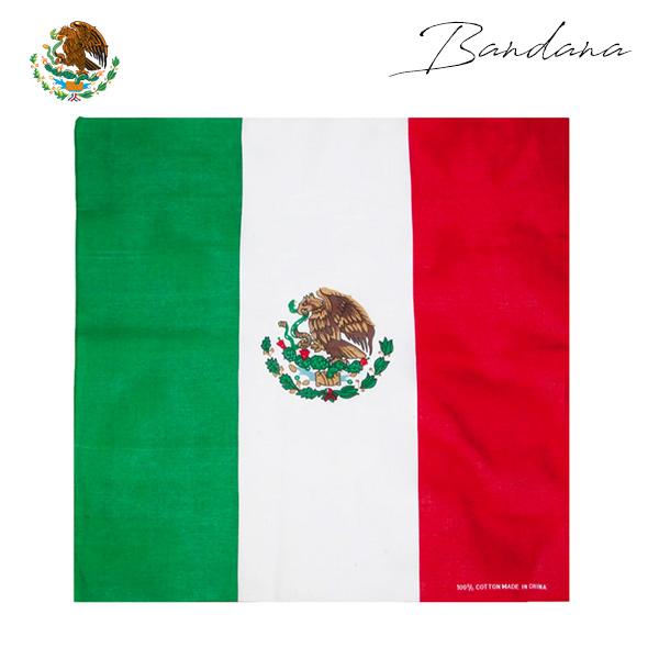 メキシコ国旗柄バンダナ Mexico チカーナチカーノギャングスタイル ネコポス発送可能 Others 106 アメリカ雑貨とミニカーのアイカム 通販 Yahoo ショッピング