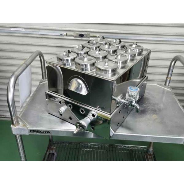 業務用酒燗器 12本燗 型式不明 中古 1週間保証 都市ガス 幅400x奥行500 厨房【無限堂愛知店】