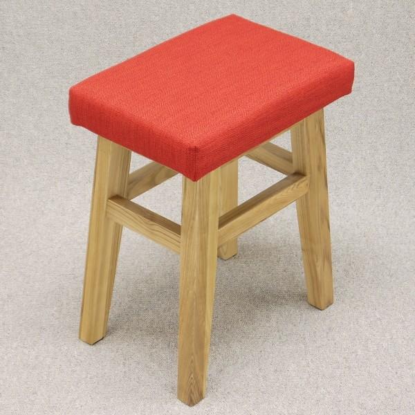 木製スツール　踏み台兼用 オレンジレッド　カリモク製品　KARIMOKU 木製スツール 踏み台兼用 オレンジレッド カリモク製品 KARIMOKU