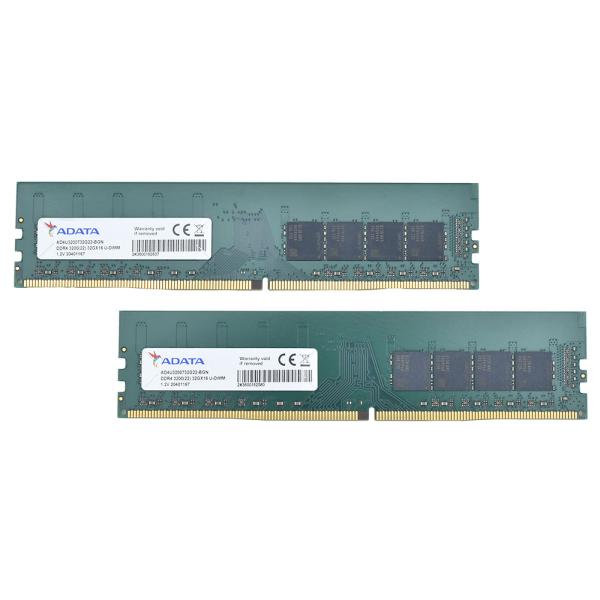 A-DATA メモリ ADATA DDR4 3200 16GB 2枚 合計32GB PC4-25600 中古品