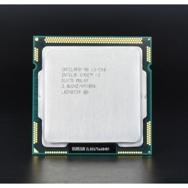 Intel Core i3-540  CPU 3.40GHz/LGA1156 中古品 CPU名：Core i3-540 クロック数：3.06GHz ソケット：LGA1156 iMac 21.5 Mid2010に付いていたCPUになります 中...