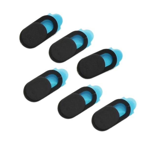 新品 6個セット Webカメラ カバー 盗撮防止 カバーシール スライド ブラックパソコン、タブレット、スマートフォン　などにお使いいただけます。両面テープで貼り付けるだけの簡単装着です。スライド式で手軽に操作可能。カラー：ブラックサイズ：...