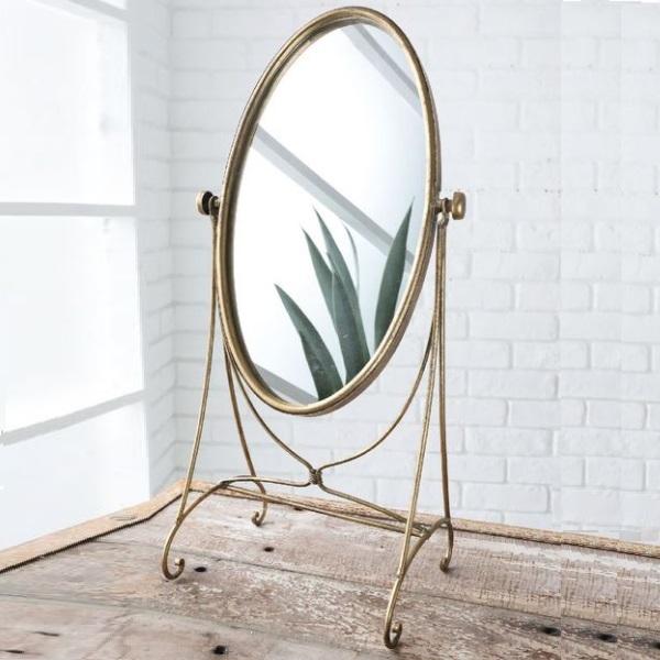 卓上ミラー 卓上ミラー おしゃれ インテリア アンティークゴールド オーバルミラー 新生活 一人暮らし Co Kw 49 Aifa インテリア雑貨 通販 Yahoo ショッピング