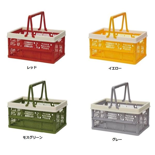 小物入れ かご 折りたたみ バスケット 買い物かご 出荷 おしゃれ 収納 コンテナ ホールディングコンテナ カゴ M
