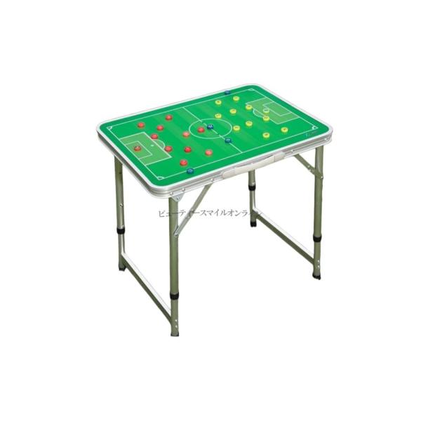 サッカー戦術ボード アルミ合金 折りたたみ式コーチ用戦術卓 多目的 ポータブル 作戦盤 試合企画・指導用 (グリーン)