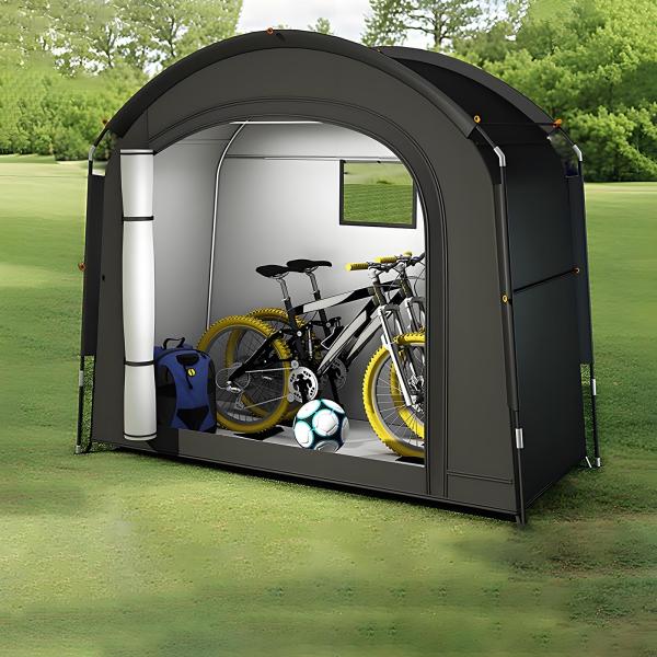 【ポイント2倍!7月限定!店舗の人気商品!】自転車置き場 アウトドアバイクカバー 3-4台用 収納小屋テント 210Dオックスフォード 厚手防水生地 防水 耐