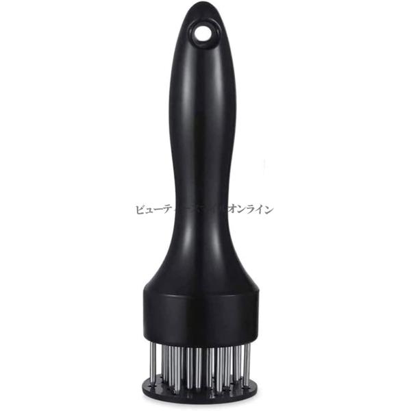 肉筋切り器 ステンレス製 携帯式 調理ミートテンダライザー ステーキ用 お肉柔らかくする 筋切り 肉たたき ニードルツール 省スペース キッチン用品