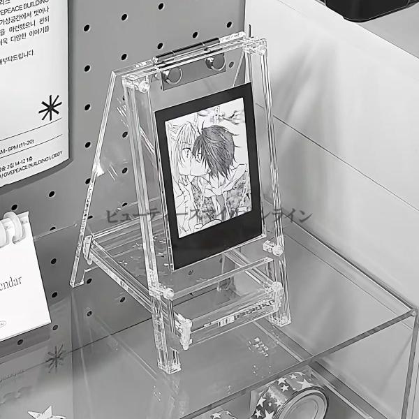 推し活 アクスタ フィギュア ミニ展示ケース 3インチ対応 高透明アクリル 卓上ディスプレイフレーム グッズ収納 ぬいぐるみ コレクションケース 省ス