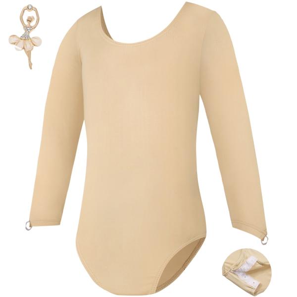 【素材】ナイロン【カラー】ベージュ(スナップあり、スナップなし)【サイズ】子供~大人 ※詳細は画像のサイズ表をご確認ください【特徴】長袖のボディファンデーションは肌に優しく、刺激の少ない柔らかな生地を使用。袖の先には服がずれるのを防ぐ、指か...