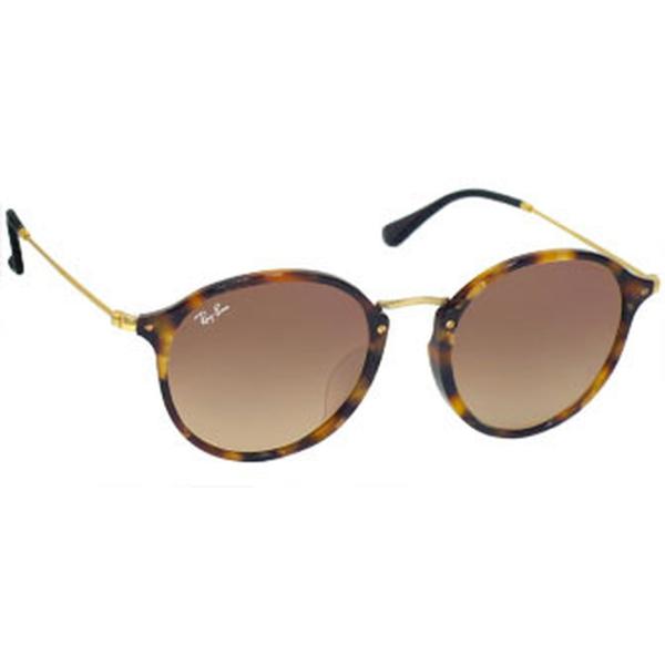 Ray-Banブラウンラウンドサングラス　2447　べっ甲柄ブラウンレンズ レイバン ラウンド フレック RB2447F (サングラス) 価格比較