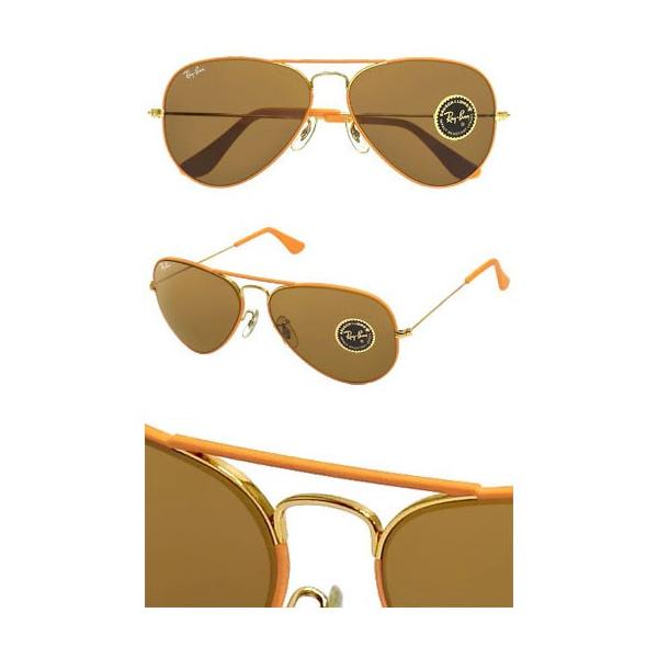 レイバン サングラス Ray-Ban 【ボシュロム/アメリカ製/正規品/新品/ケース有/在庫有/検品済】 フライングカラーズコレクション メタル ゴールド・ピーチ
