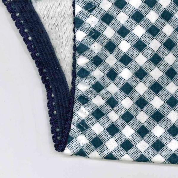 お肌にやさしい抗菌防臭繊維、敏感肌にもやさしいキトポリイを又部分に使用