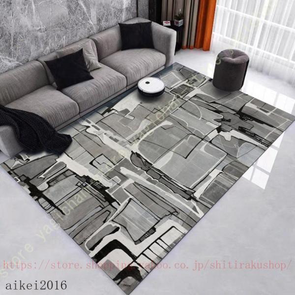 ☆厚み：☆約6mm~7mm    弊社は、お客様の夢見ていた快適な生活を実現しようと努力しています。お部屋に快適な大きさのカーペットを選びましょう。★オシャレありのシンプル幾何学柄デザイン★柔らかい肌触り生地?丈夫で長持ち★丸洗いOK、お手...