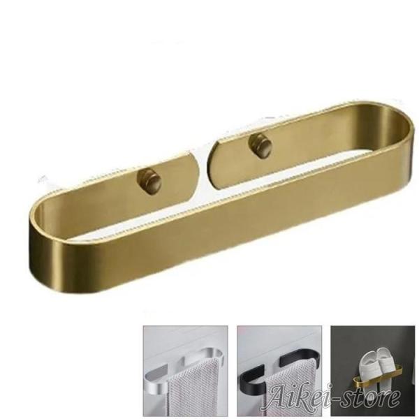 ■品名：スリッパラック■素材：アルミ■カラー：全3色■サイズ：30/40/50/60CM人気検索ワード：シューズホルダー スリッパラック スリッパホルダー バスルーム スリッパ収納 省スペース 靴収納 ラック 玄関 壁 ドア スリッパラック...