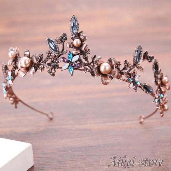 検索ワード：髪飾り　ティアラ　王冠　かんざし　 ヘアアクセサリー 　花嫁　レディース　ヘアアレンジ　花 フラワー　髪留め 　ヘッドアクセ　結婚式　かわいい　フォーマル　　大人　母の日　誕生日　可愛い　花冠　ウエディング　花かんむり　手作り　...